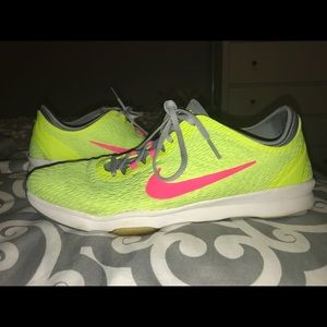 Neon Yellow Nike Women’s Training Shoes